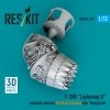 RESKIT RSU72-0291 F-35B Lightning II exhaust nozzle (Vertical Landing) for Tamiya kit (3D printed) (1/72)